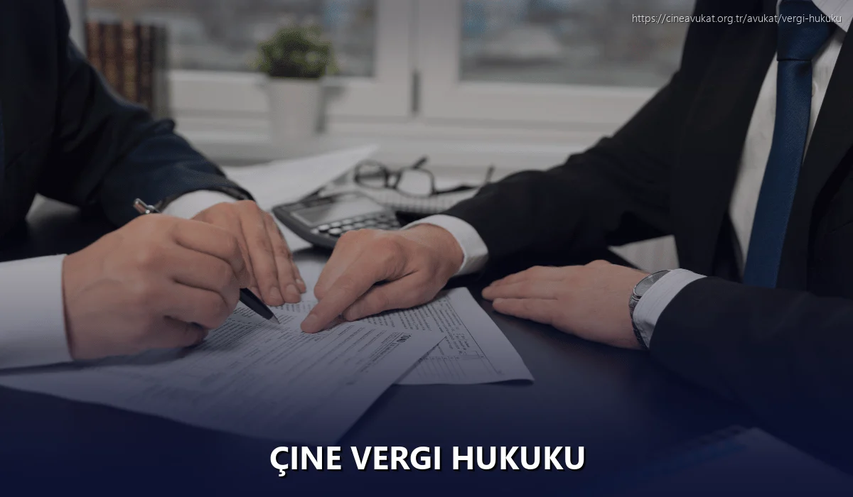 Çine Vergi Hukuku